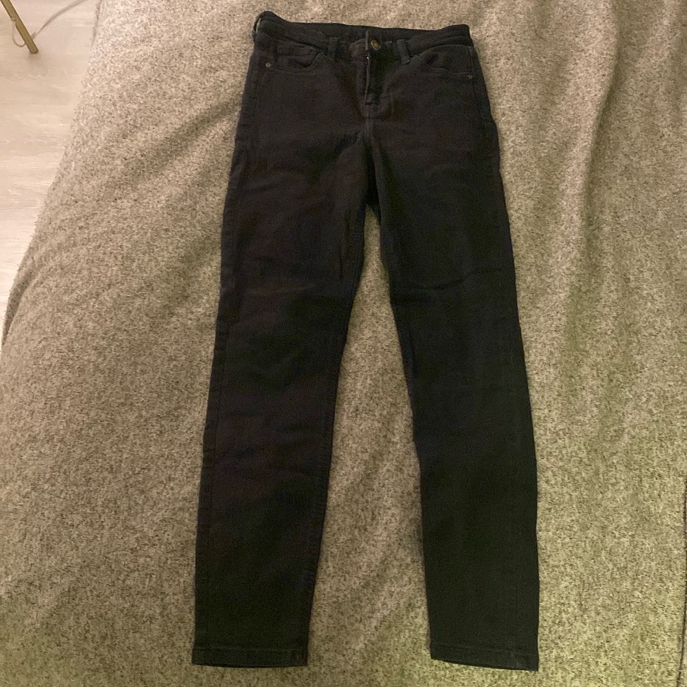 Topshop moto black skinny jeans - size W26 L30